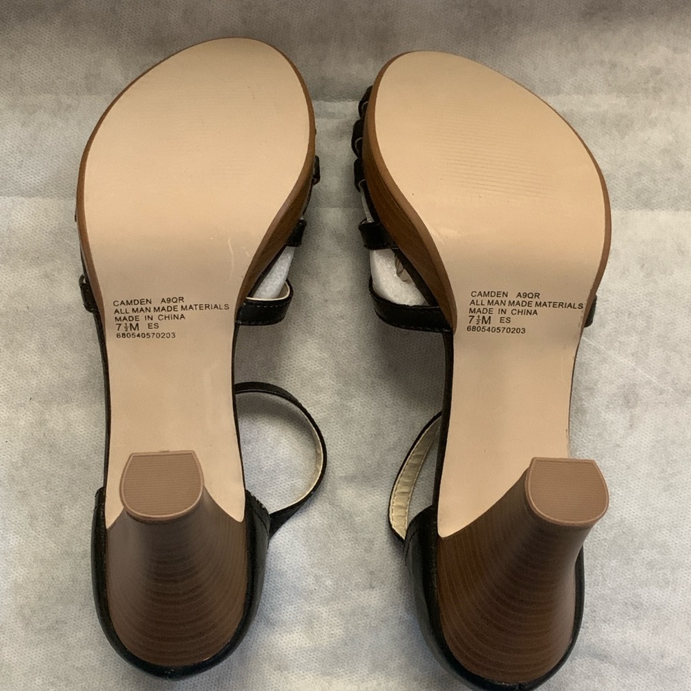 New Mudd Black Strappy Women's Heels - Picture 3 of 4